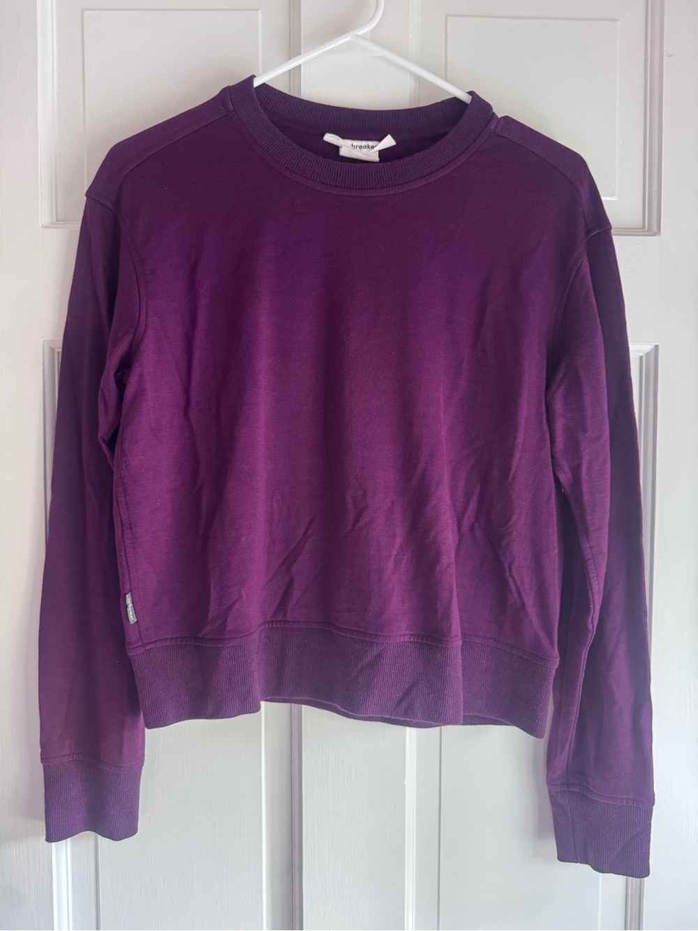 Icebreaker Purple Merino Wool Blend Crewneck Sweatshirt Size Women’s Small